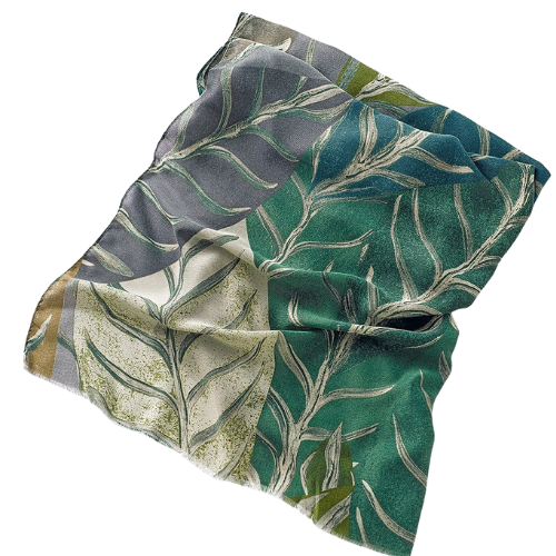 Abru Classic Botanical Print Scarf for Women